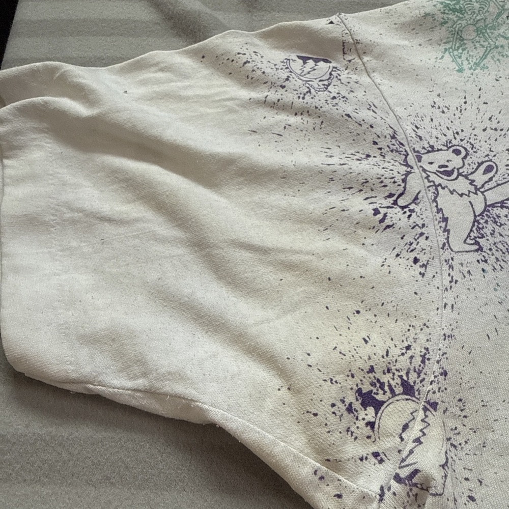 Vintage 1991 Grateful Dead Without A Net Operation Dead Tour shirt Size XL 23x26 - Picture 5 of 16